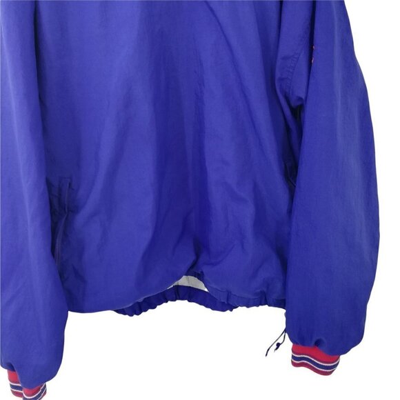 Vintage Champion Pullover Jacket Size XL Embroidered KMS Fighting Saints 90s Y2K - Picture 7 of 12